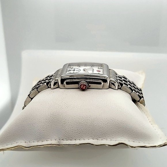 Michele Ladies Mini Deco with Diamond Dial (7635) - Picture 12 of 13